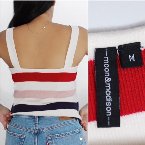 Square-Neck Sweater Tank - Picture 4 of 4